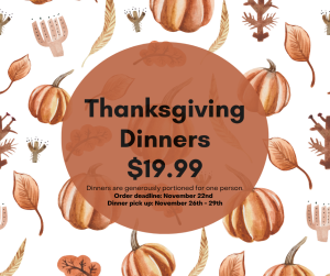 Thanksgiving Dinners 20232425